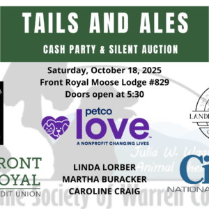 Tails and Ales Ticket - (Each ticket purchased will be in your name unless you list the names of each guest in the "order notes" box at checkout)
