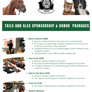 Tails & Ales Event - Bad to the Bone Sponsor